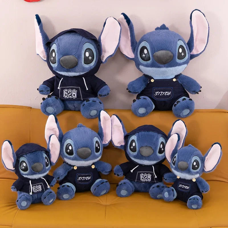 35-45cm Disney Lilo and Stitch Plush Toys Anime Cartoon Plushie Stuffed Uniform Stich Dolls Kawaii Pillow Kids Birthday Gifts
