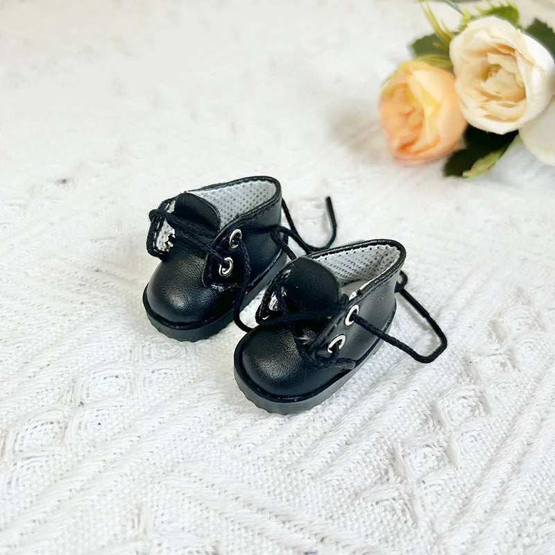 17cm Cute Labubu Leather Shoes Canvas Shoes Sneakers Camera Labubu Korea Kpop Exo DIY Girls Labubu Doll Accessories