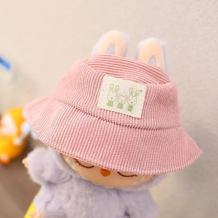 Labubu Doll Hat 15/17cm Plush Doll'S Accessories Sitting Party Labubu I II Idol Dolls Hat