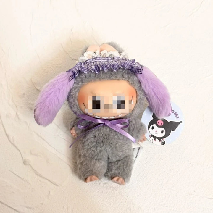 Sanrio Doll Hat  for Labubu Accessories Kawaii Hello Kitty Kuromi Melody Lolita style hairband Pendant Cute Cap Decoration Gift