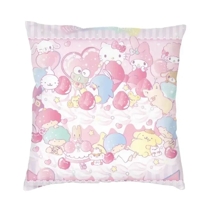 Sugarbunnies Cushion Cover  Print Anime Manga Throw Pillow Case for Sofa Fashion Pillowcase Home Decoration