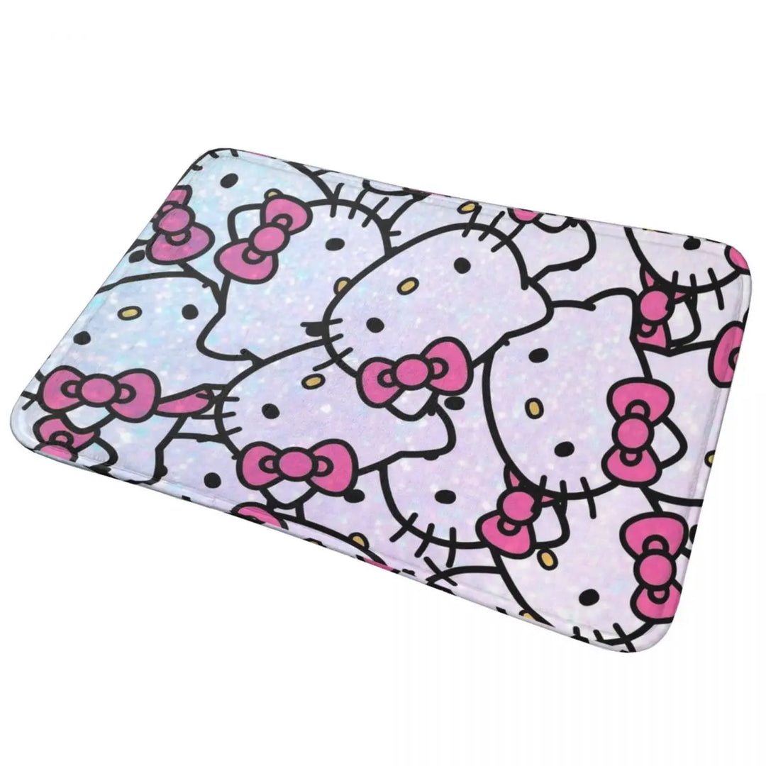 Hello Kitty Cartoon Memory Foam Bathroom Rugs Ultra Soft Non-Slip Carpet Bath Mat Water Absorbent for Shower Tub
