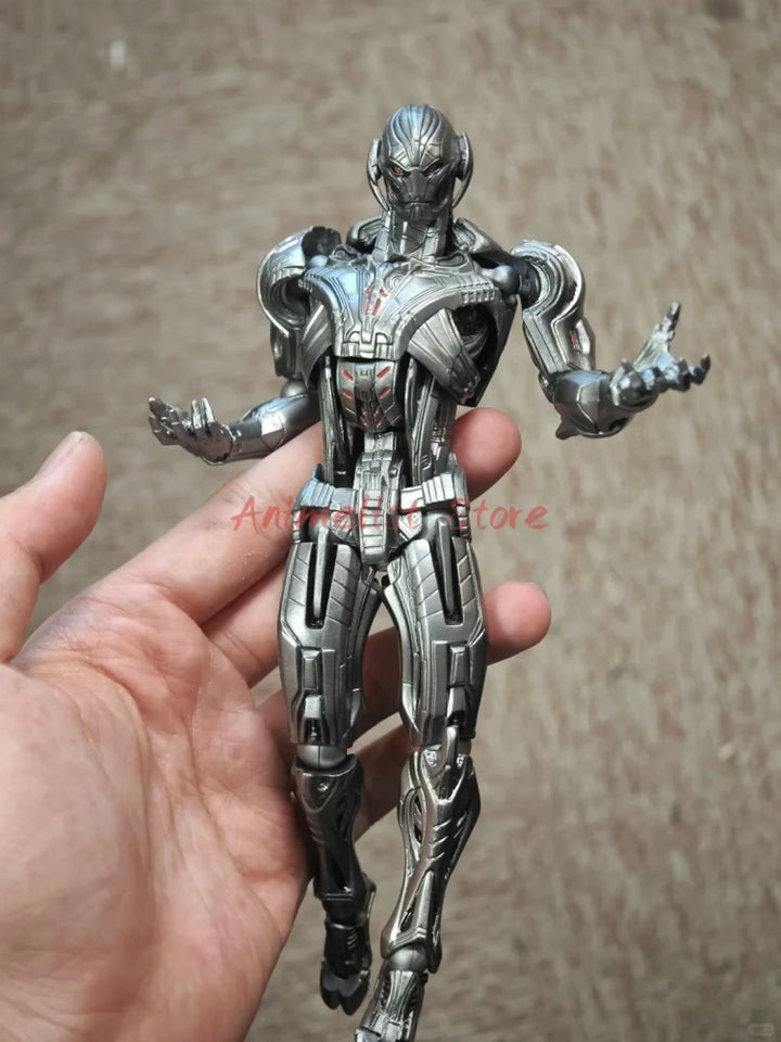 In Stock Ultron Action Figures 16cm Ko Model Ultron Kaiyodo Amazing Yamaguchi Avengers Anime Collection Toys Gift