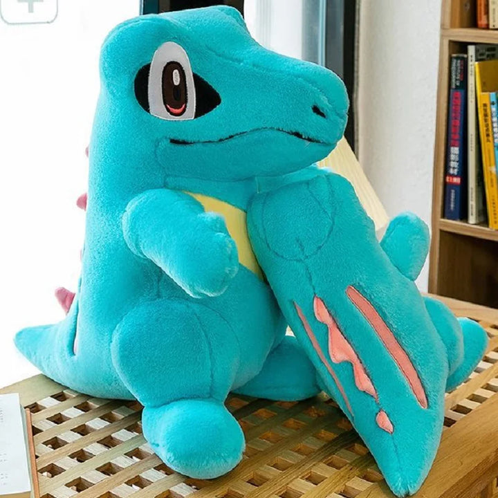 30/60cm Pokemon Totodile Plush Toys Dolls Pillow Kawaii Anime Plushie Soft Toys Stuffed Animals Doll Birthday Gift for Kids