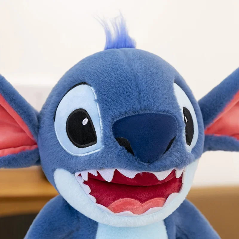 35/80cm Disney Lilo Stitch Plush Toy Kawaii Anime Cartoon Stand Stich Plushies Soft Stuffed Doll Big Pillow Kid Gift Xmas