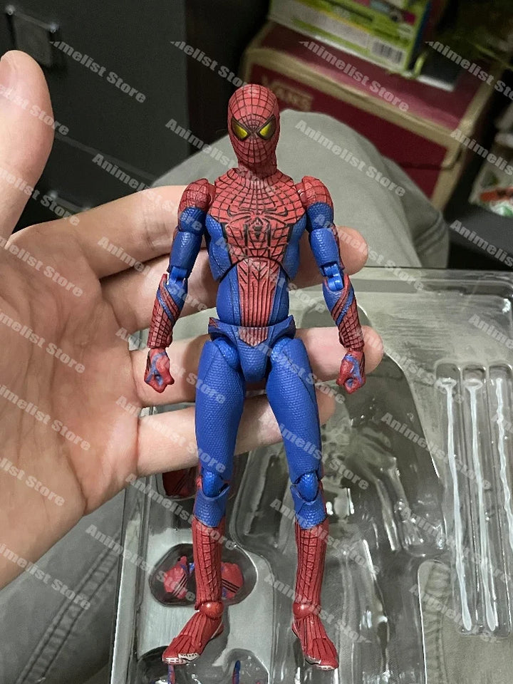 In Stock Ct Toys Mafex 001 Spidermanpeter Parker Andrew Garfield The Amazing Spider-Man Shf Anime Action Figure Toys Customized