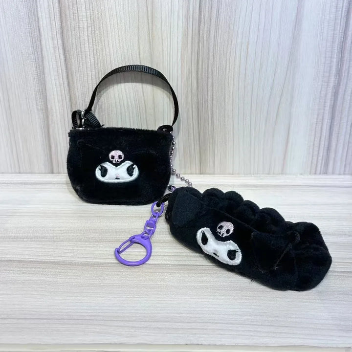 For Labubu doll clothes Sanrio Cotton Doll DIY Accessories My Melody Kuromi  Mini Shoulder Bag Dressing Doll Accessories Gifts