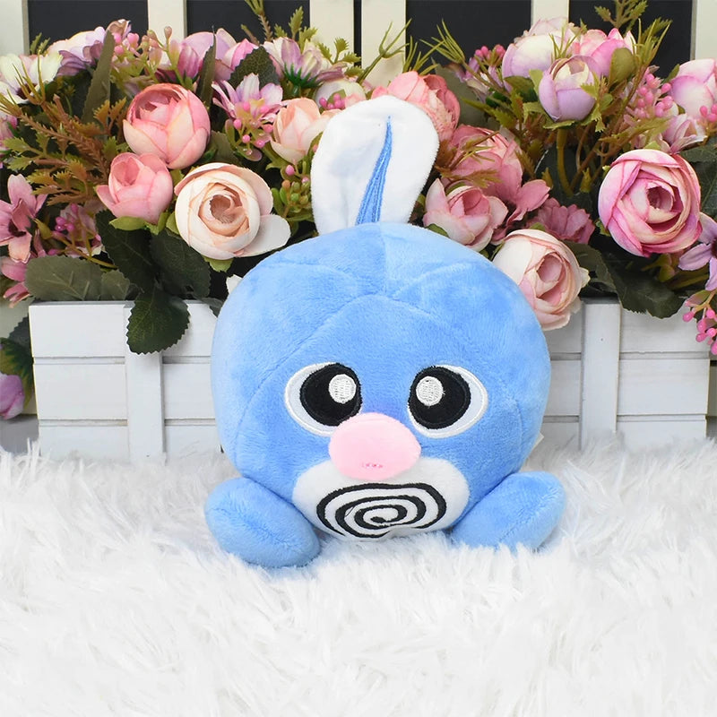 Kawaii Pokemon Gengar Magikarp Psyduck Soft Plush Toys Mew Mewtwo Poliwag Lapras Galarian Ponyta Stuffed Animals Peluche Dolls