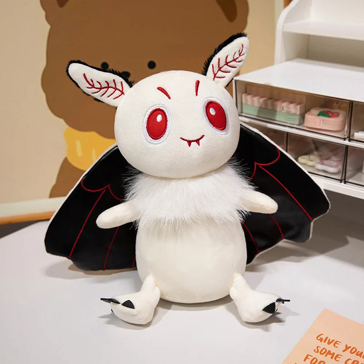 Cute Dark Moth Plush Toy Stuffed Moth Soft Doll Halloween Plush Kids Toy Home Decor