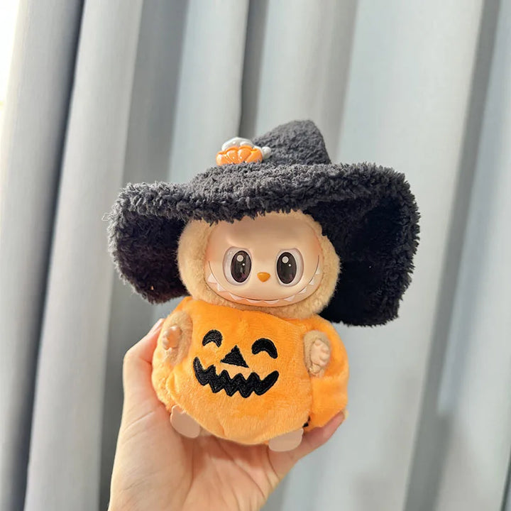 Labubu I II Idol Dolls Halloween Clothing Plush Doll'S Clothes Outfit Accessories For Korea Kpop Exo Sitting Party Pumpkin Suit