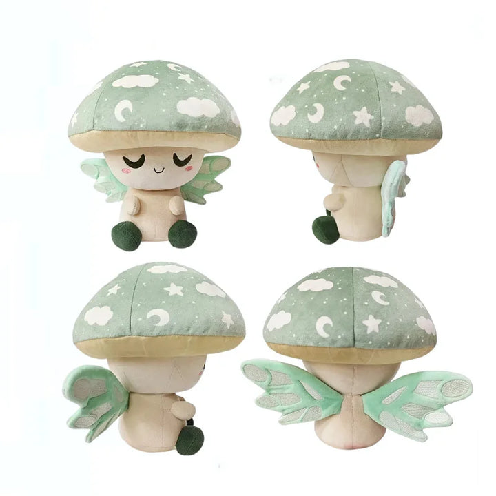 2025 New Snoozeshroom Mushroom Angel Anime Plush Kawaii Animals Stuffed Doll Plushies Toys Peripherials Kids Gifts