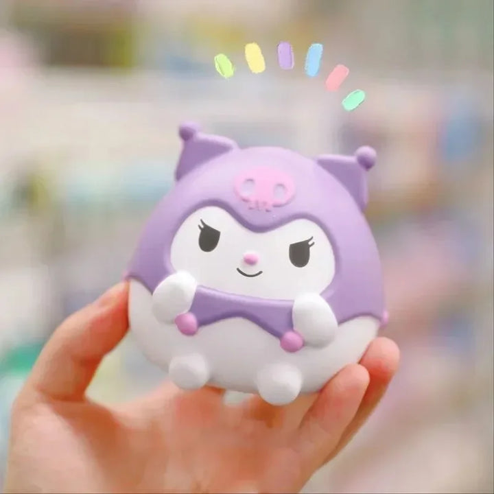 Kawaii Melody Decompression Sanrio Kuromi Cinnamoroll Stress Relief Squishy Anime Cartoon Children's Hand Pinch Toy Healing Gift