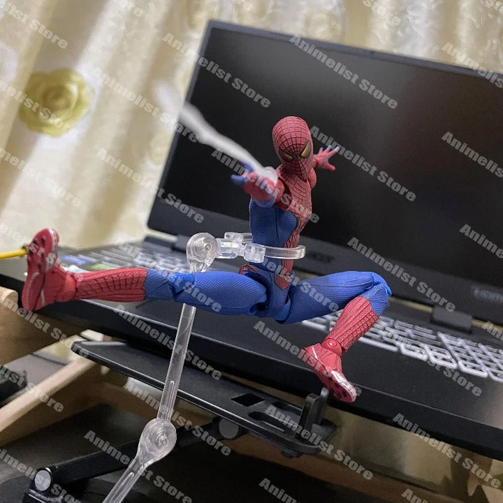 In Stock Ct Toys Mafex 001 Spidermanpeter Parker Andrew Garfield The Amazing Spider-Man Shf Anime Action Figure Toys Customized