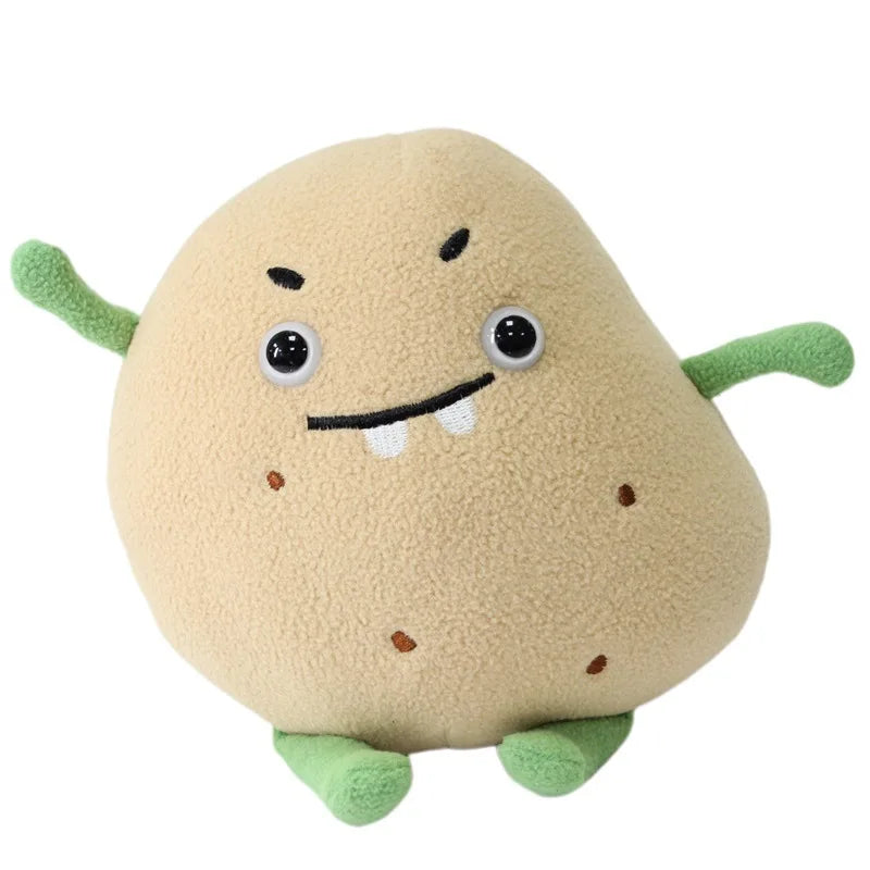 New Creative Cute Children Fruit Vegetable Plush Toys Realistic Carrot Dolls Parent-Child Educational Soft Stuffed Playtime