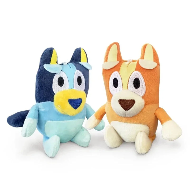 17Cm Bluey and Bingo Plush Toys Anime Figure Cartoon Dog Stuffed Plush Doll Pendant Children Backpack Ornament Gift