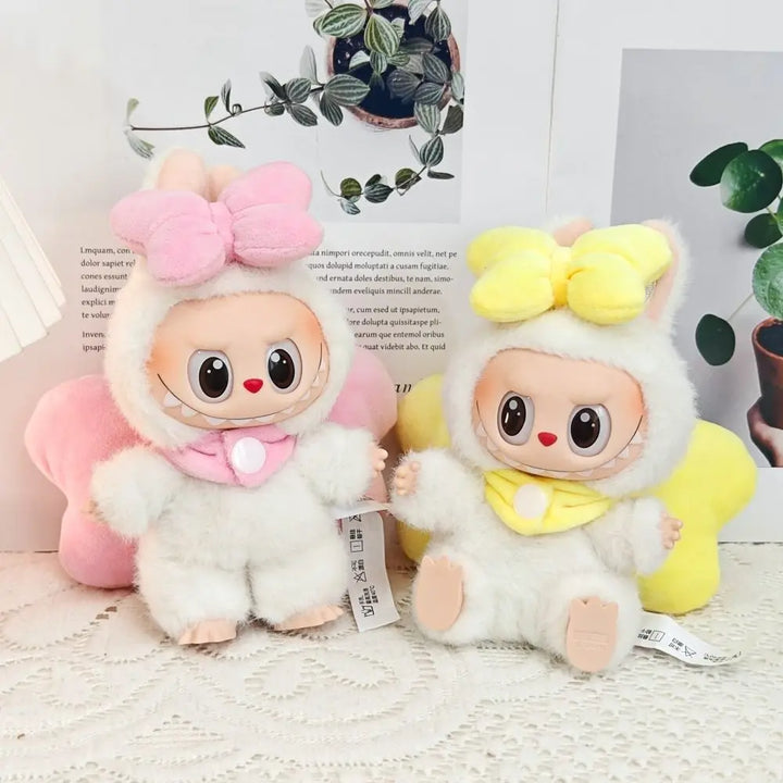 Labubu Doll Clothes Angel Butterfly Cute Dress Up Accessories 15/17cm Plush Doll'S Clothes Replacement