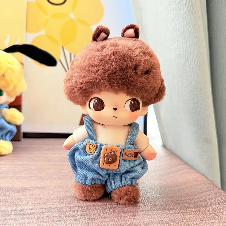 DIMOO WORLD Doll Box Pendulum Accessories Doll Clothes 9 Styles Bib Pants Overalls 15/17cm Labubu Doll Clothes