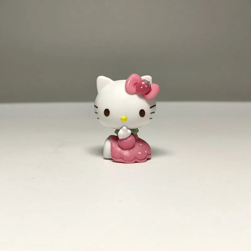 Sanrio Kawaii Marroncream Hello Kitty Doll Ornament Little Twin Stars Cinnamoroll Diy Decoration Girl Holiday Gift Peripheral