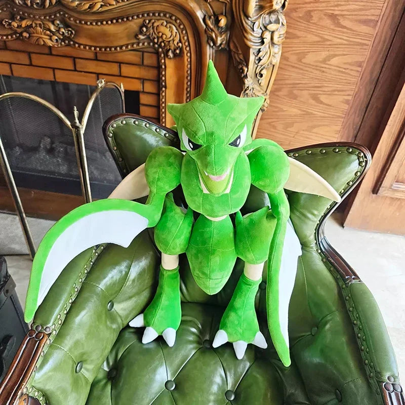 Pokemon Scyther Plush Toys Cute Anime Plushie Dolls 60cm Pokémon Cartoon Kawaii Stuffed Soft Pillow Christmas Gifts for Children