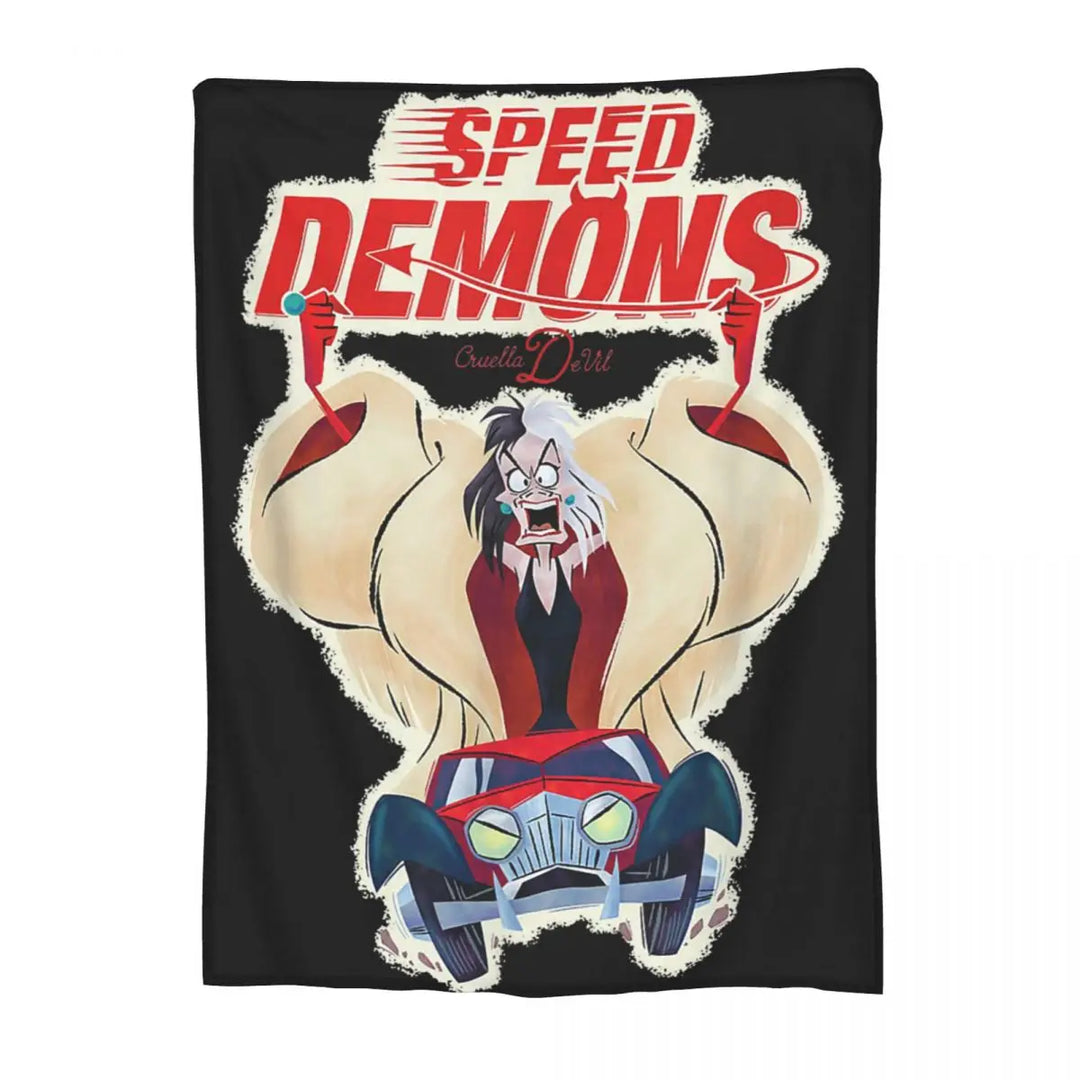 Evil Queen Blanket Coral Fleece Plush Textile Decor Villains Portable Soft Throw Blanket for Home Car Rug Piece