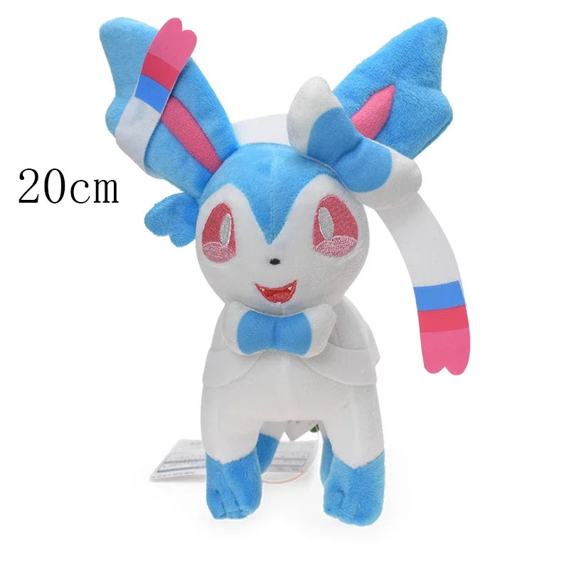 New Pokemon Plush Toys Shine Eevee Umbreon Espeon Jolteon Flareon Vaporeon Glaceon Kawaii Pikachu Peluche Anime Dolls Kids Gift