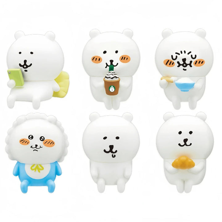 Kawaii Self-Mocking Bear Toy Sitting Pose Series Cute Joke Bear Desktop Ornaments Anime Peripheral Gifts Collect Model