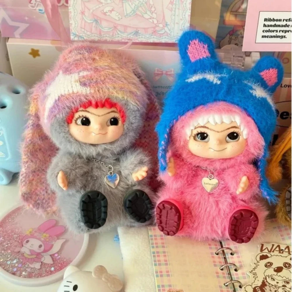 New WAKUKU Trendy Party Series Blind Box Handmade Plush Doll - Mystery Gift for Hair Fashion Lovers Vinyl Face Collectible Toy