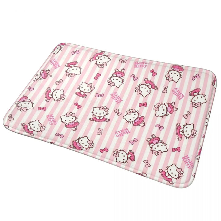 Hello Kitty Cartoon Memory Foam Bathroom Rugs Ultra Soft Non-Slip Carpet Bath Mat Water Absorbent for Shower Tub