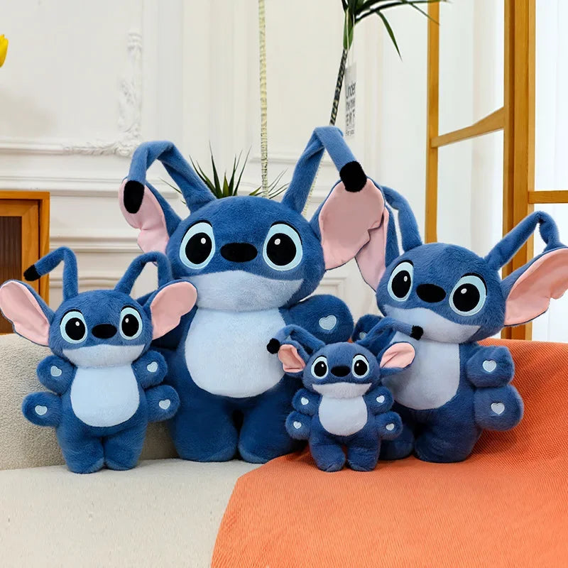 25-65cm Disney Lilo and Stitch Plush Toys Anime Plushie Cartoon Long Hand Stich Dolls Kawaii Pillow Stuffed Kids Birthday Gifts