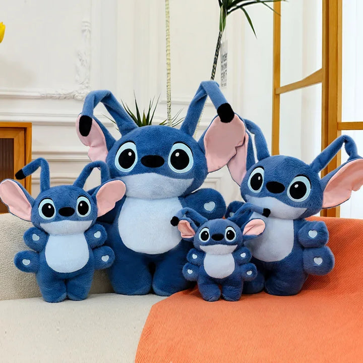 25-65cm Disney Lilo and Stitch Plush Toys Anime Plushie Cartoon Long Hand Stich Dolls Kawaii Pillow Stuffed Kids Birthday Gifts