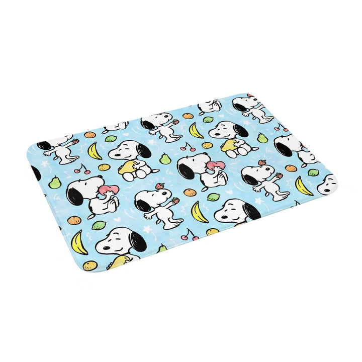 Snoopy in Alphabetic Surround Memory Foam Bath Mat Rug Non-Slip Ultra Soft  Bathroom Floor Rugs Carpet For Kitchen Shower Bath