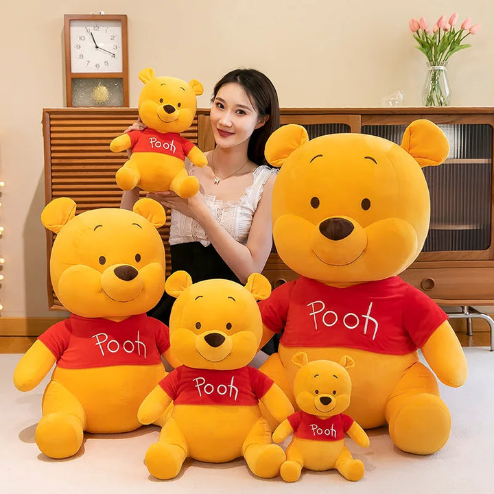 22-60cm Disney Winnie The Pooh Plush Toys Cute Large Stuffed Toys Cartoon Stuffed Anime Plushie Big Bear Doll Kid for Gifts