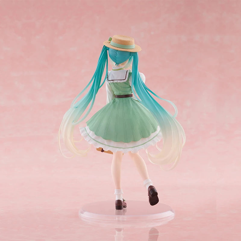 Anime Figure Hatsune Miku Fashion Country Original Taito Action Figurine Toys Collector Customized Model Doll 18cm