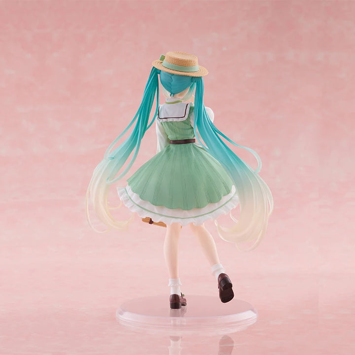Anime Figure Hatsune Miku Fashion Country Original Taito Action Figurine Toys Collector Customized Model Doll 18cm