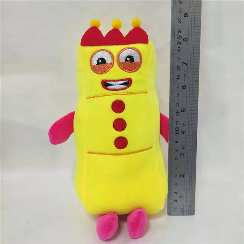 10pcs Cartoon number Plush Toy Doll Educational Stuffed Movie TV number Toys Kids Gift early childhood education doll
