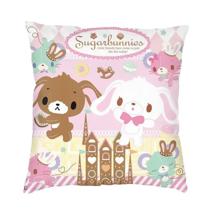 Sugarbunnies Cushion Cover  Print Anime Manga Throw Pillow Case for Sofa Fashion Pillowcase Home Decoration