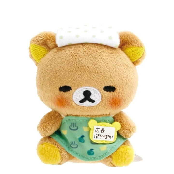 Kawaii Cartoon Rilakkuma Korilakkuma Anniversary Limited Manager Series Keychain Backpack Pendant Plush Toys Doll Accessories
