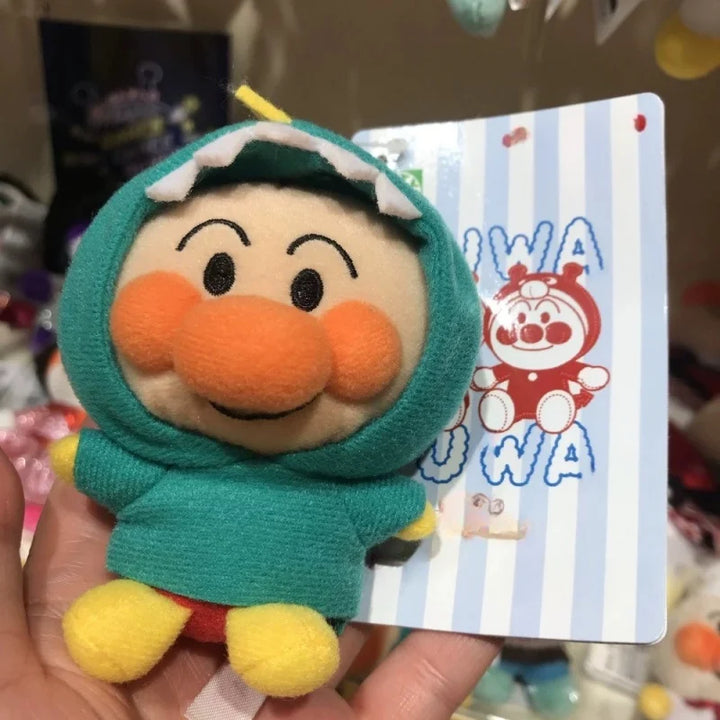 Kawaii Anime Anpanman Baikinman Plush Toys Keychain Museum Costume Dinosaur Series cute  Baikinman Accessories Backpack Pendant