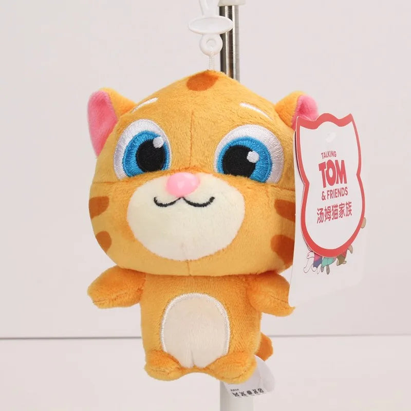 Cartoon Soft Talking Tom Cat‌‌ Plush Pendant Keychain Cute Dolls Creative Bags Pendant Ornaments Children's Toys Christmas Gifts