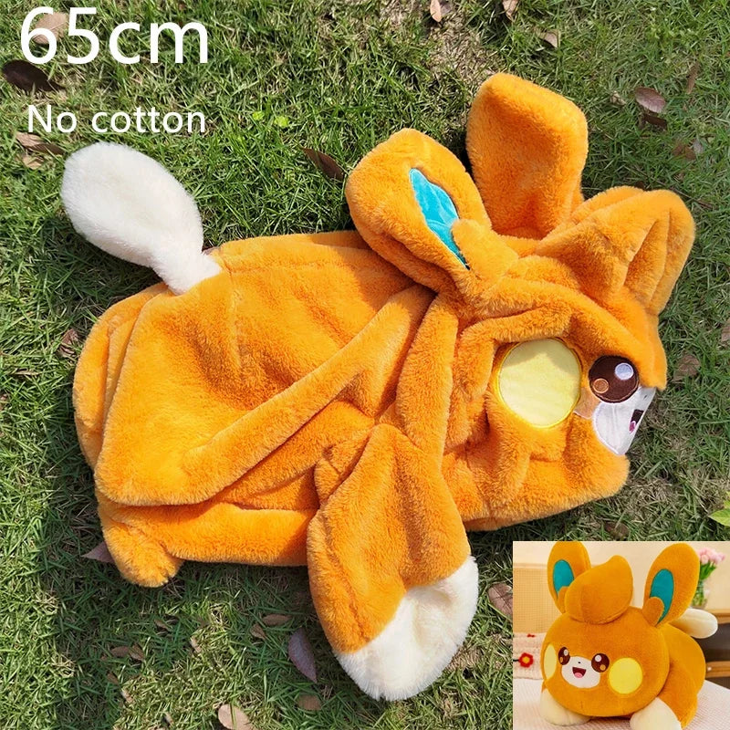 Pokemon Charizard Eevee Plush Toys Anime Doll Giant Pokémon Stuffed Semi-finished Leather Holster Azumarill Pawmi Gift for Kids