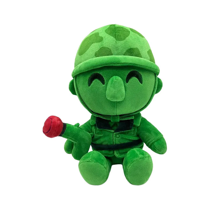 2025 New Mini Royale Plush Funny Green Warrior Stuffed Doll Cute Stuffed Animal Pillow Game Peripheral Plushines For Kid Gift