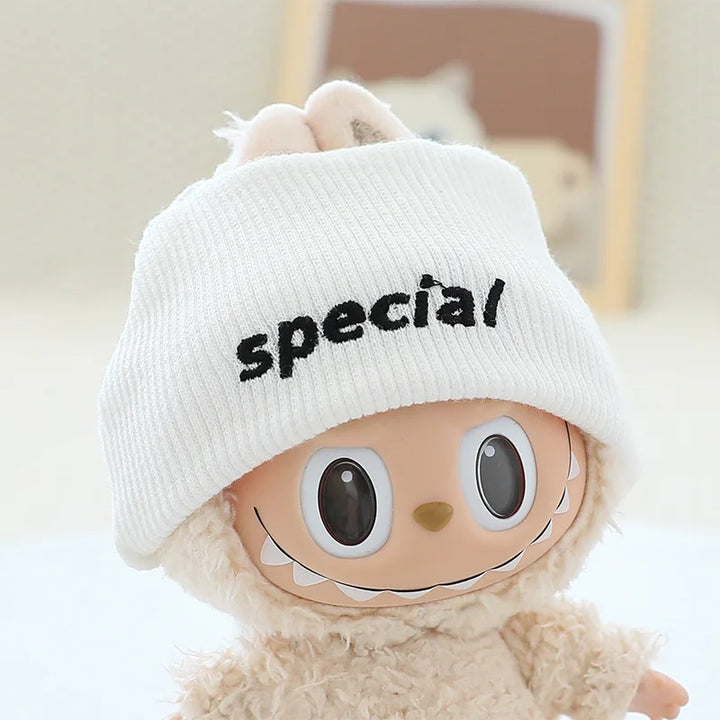 Labubu Doll Hat 15/17cm Plush Doll'S Accessories Sitting Party Labubu I II Idol Dolls Hat