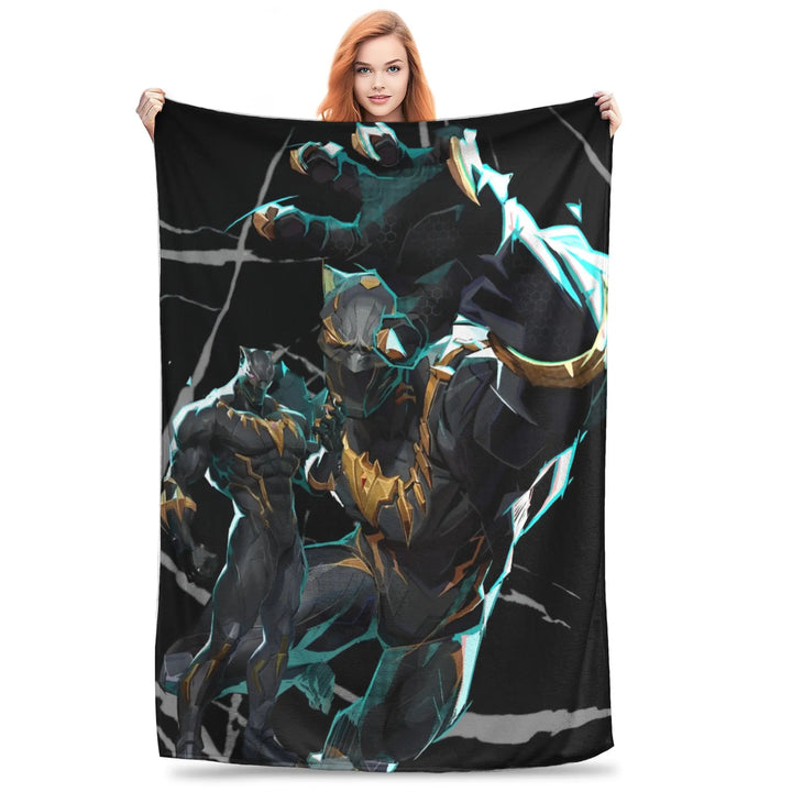 Luna Snow for Rivals Blanket Hero Shooter Video Game Fleece Funny Warm Throw Blanket for Coverlet All Season