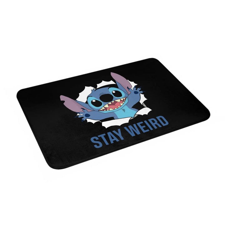 Cartoon Stitch 626 Bathroom Rugs Mat Extra Soft and Absorbent  Bath Rugs Mats Carpet Non-Slip for Entrance Door Doormat