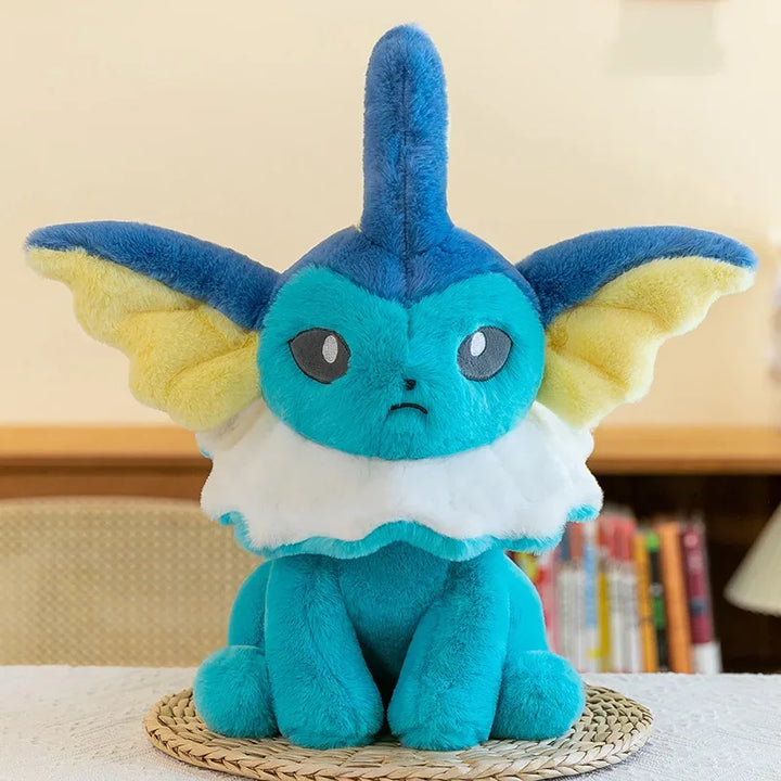 45/80cm Vaporeon Pokemon Jolteon Large Plush Toys Aquali Doll Cute Ornament Stuffed Plushie Pillow Pokémon Gift for Children