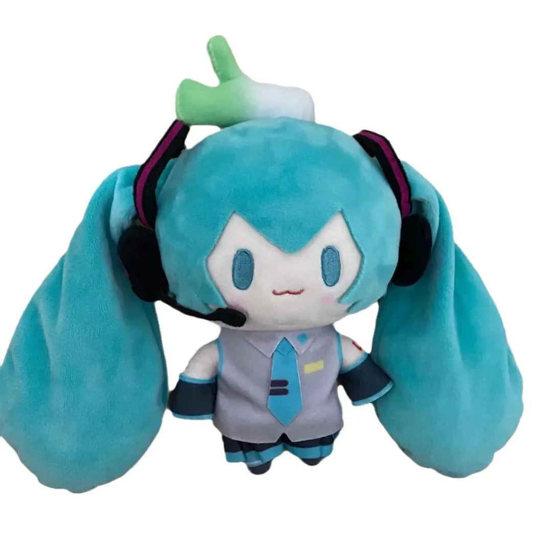 15cm Hatsune Miku Fufu Plush Doll Kawaii Q Version Figure Plush Doll Anime Presents Girlfriend Stuffed Toy Collection Gift