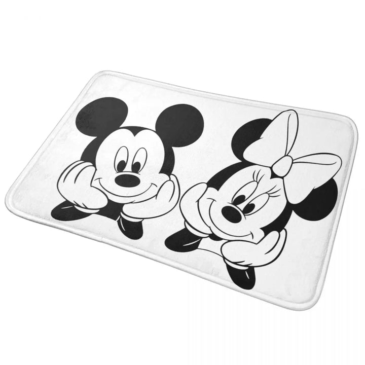 Modern Mickey Cartoon Bathroom Rugs Mat Quick Dry Bath Rugs Mats Carpet Non-Slip for Shower Tub