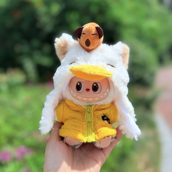 Labubu I II III Doll Clothes Wacky Whimsical Dress Up Assortment 15/17cm Plush Doll'S Clothes Sitting Party Accessories