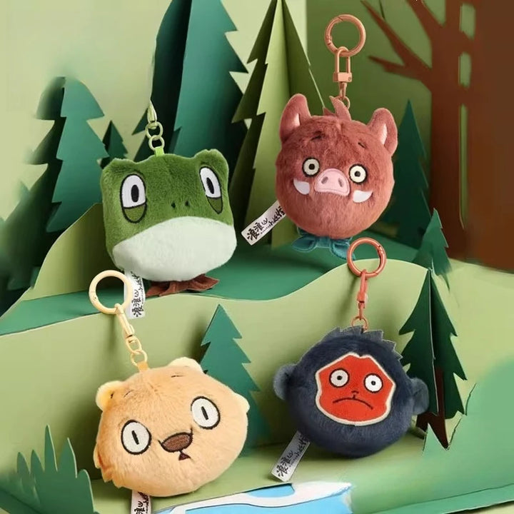 Cartoon Nobody Plush Doll Keychain Pendant Back Packaging Ornament Cute Cartoon Accessories Boys and Girls Christmas Gifts