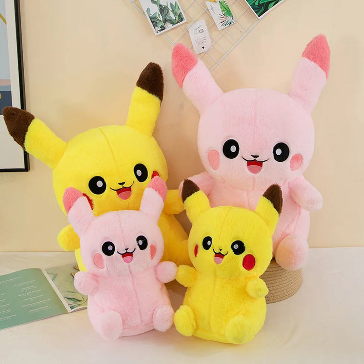 40/60/80cm Pokemon Plush Doll Pink Pikachu Rabbit Plush Pokémon Plushie Animal Stuffed Toys Kawaii Soft Pillow Gift for Children